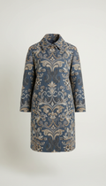 Heaven Blue tapestry overcoat